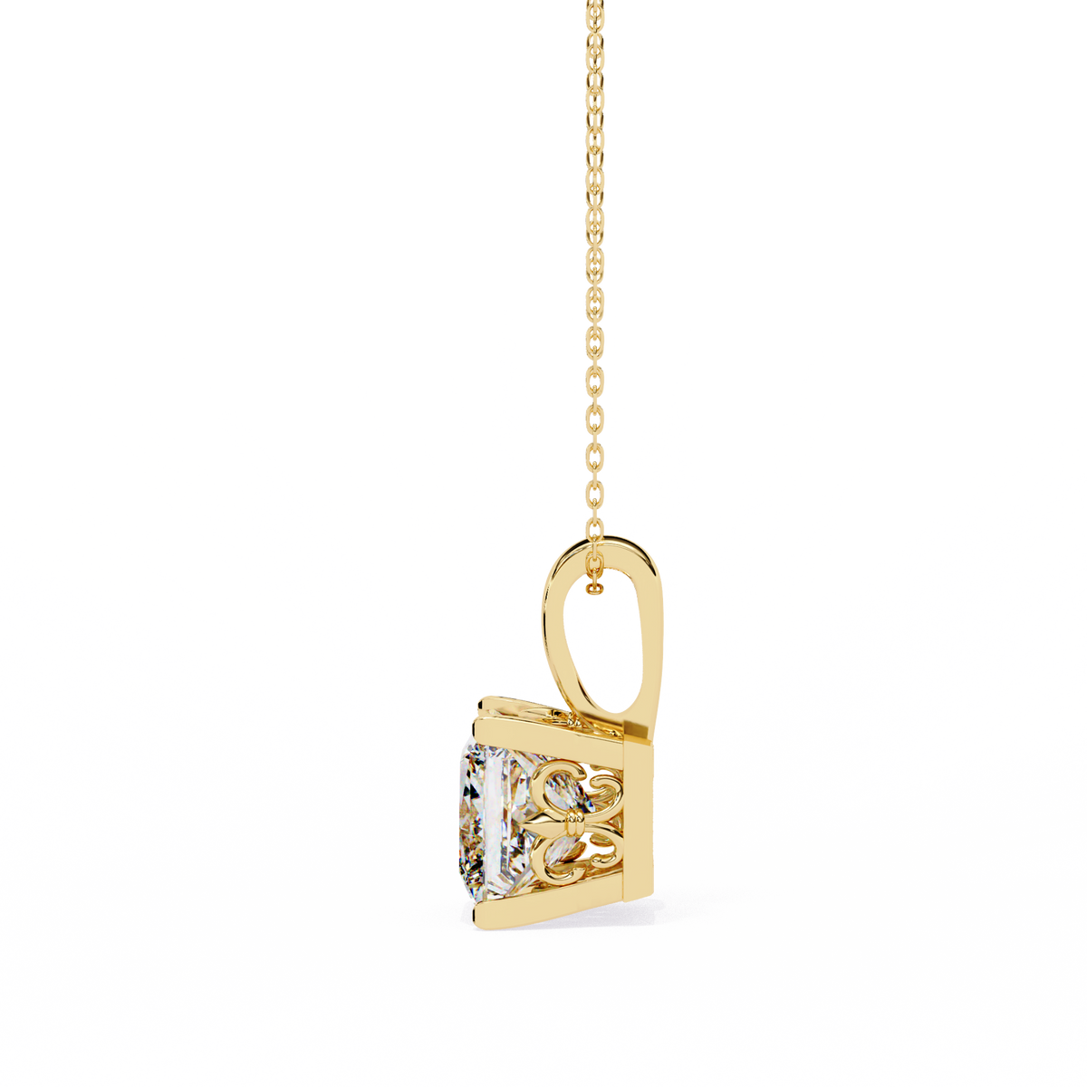 Elena Solitaire Pendant
