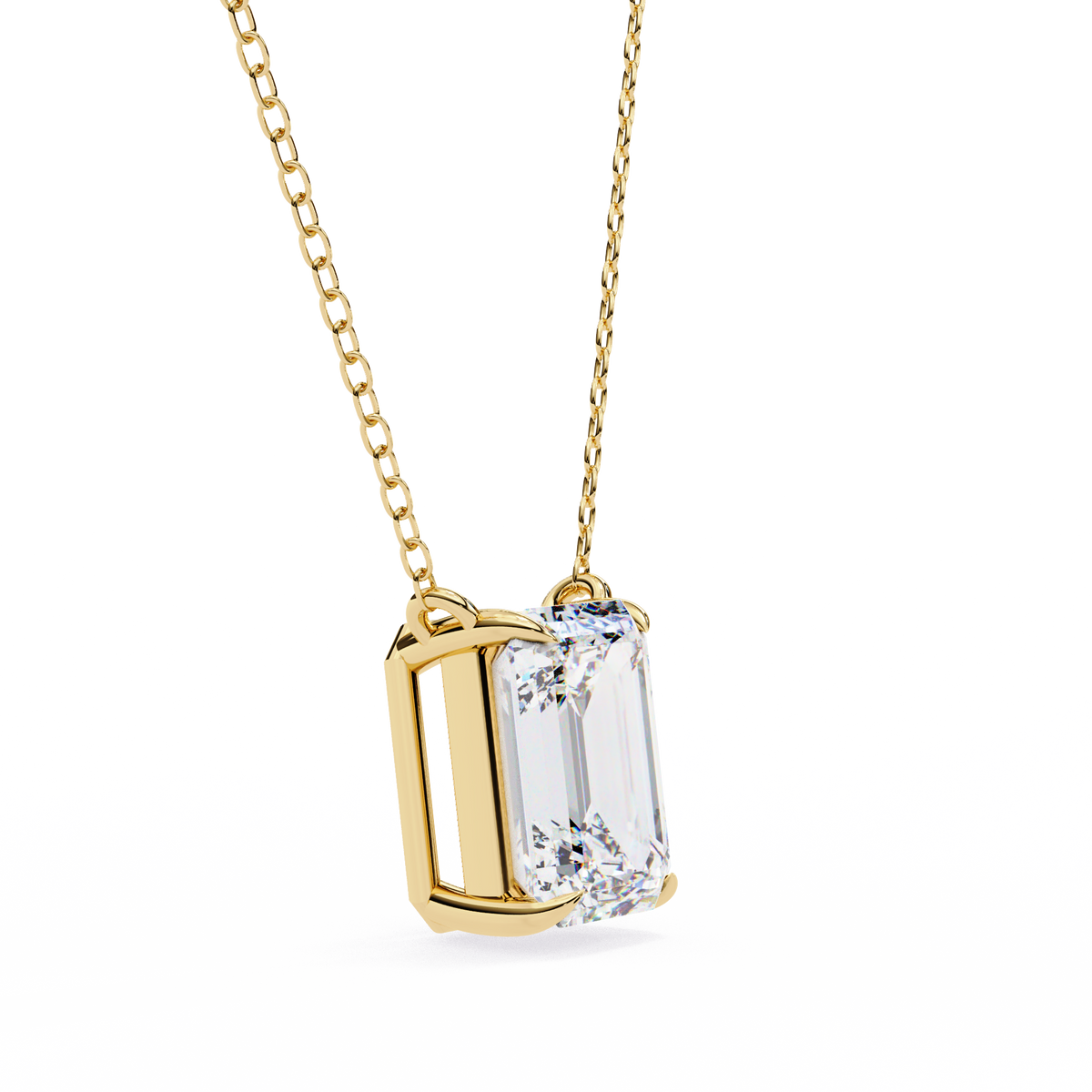 Alpha Solitaire Pendant