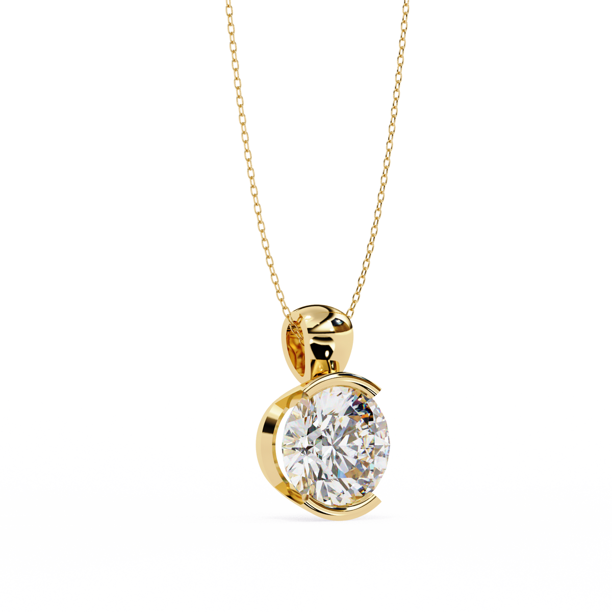 Violeta Solitaire Pendant