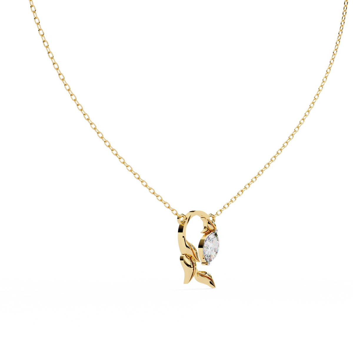 Trinity Solitaire Pendant