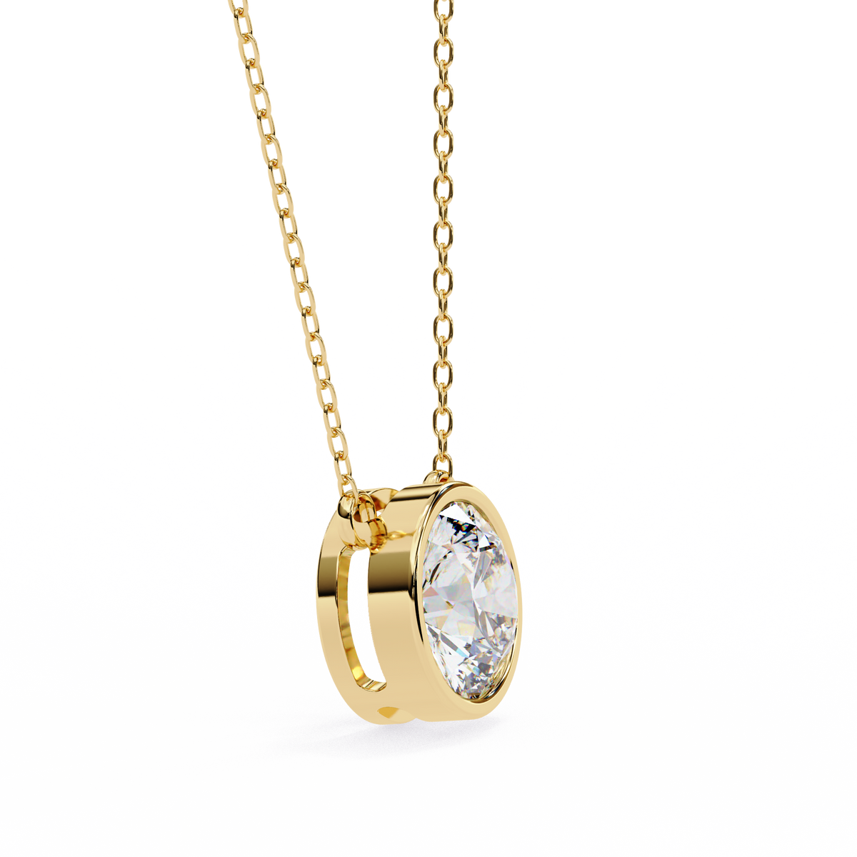 Edna Solitaire Pendant