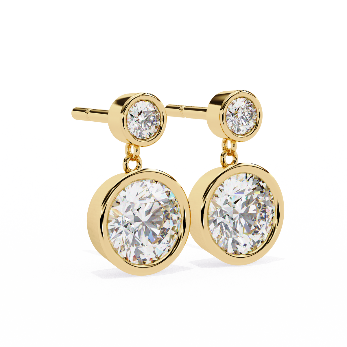 Bernice Solitaire Earring
