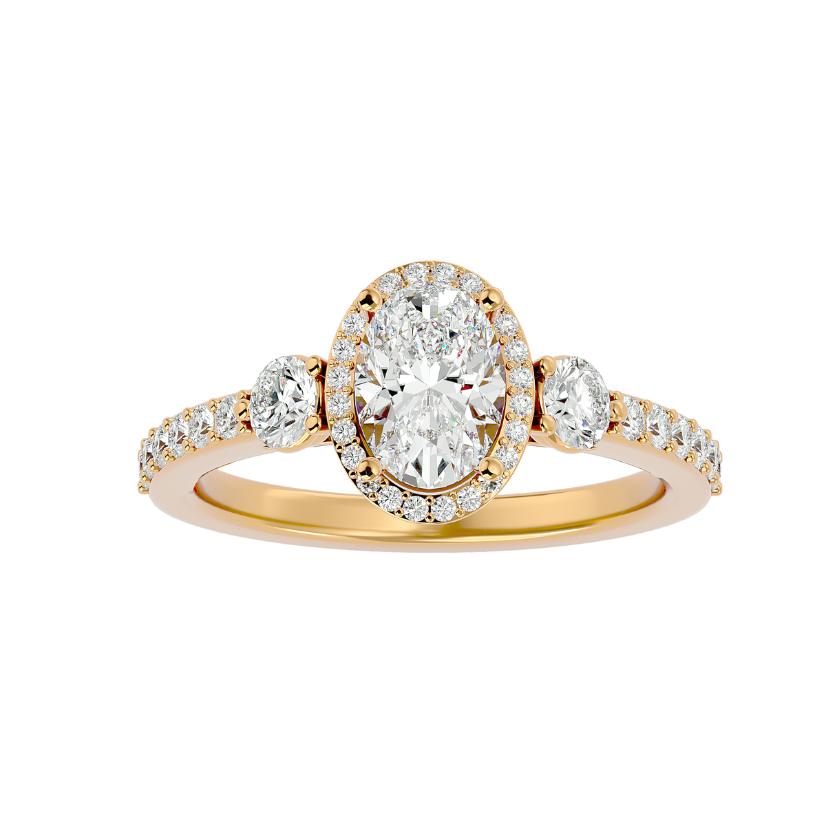 Waverly Three Stone Ring