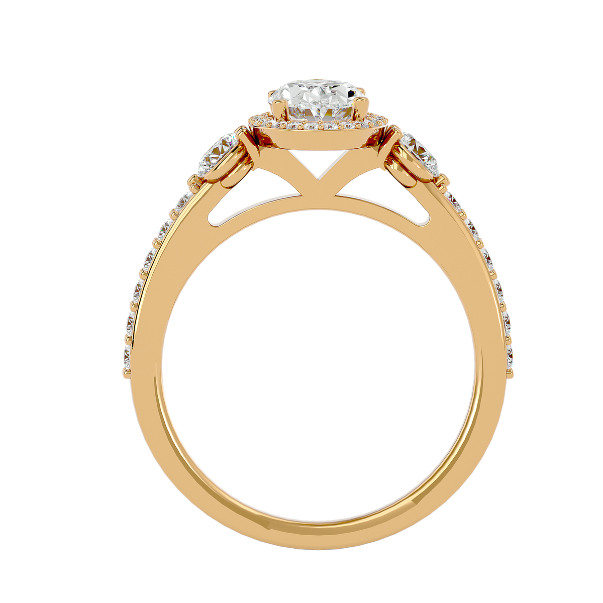 Waverly Three Stone Ring