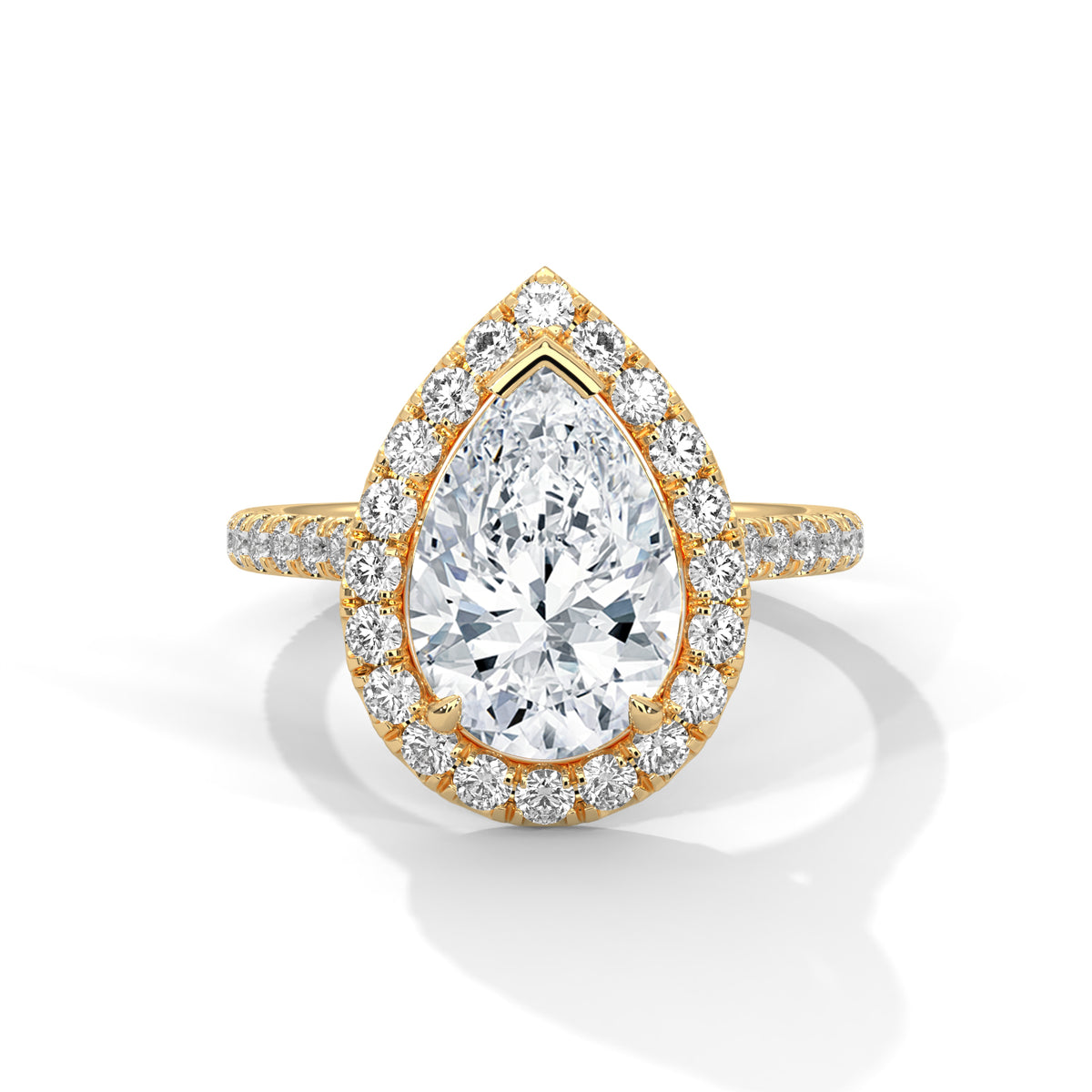 Madeline Solitaire Halo Ring
