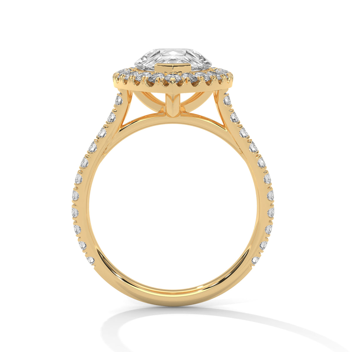 Madeline Solitaire Halo Ring