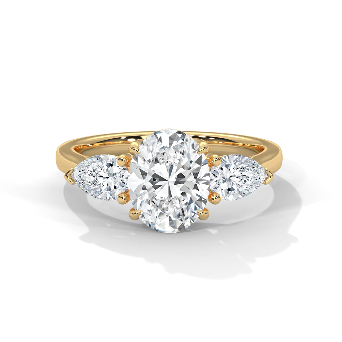 Corinne Three Stone Ring