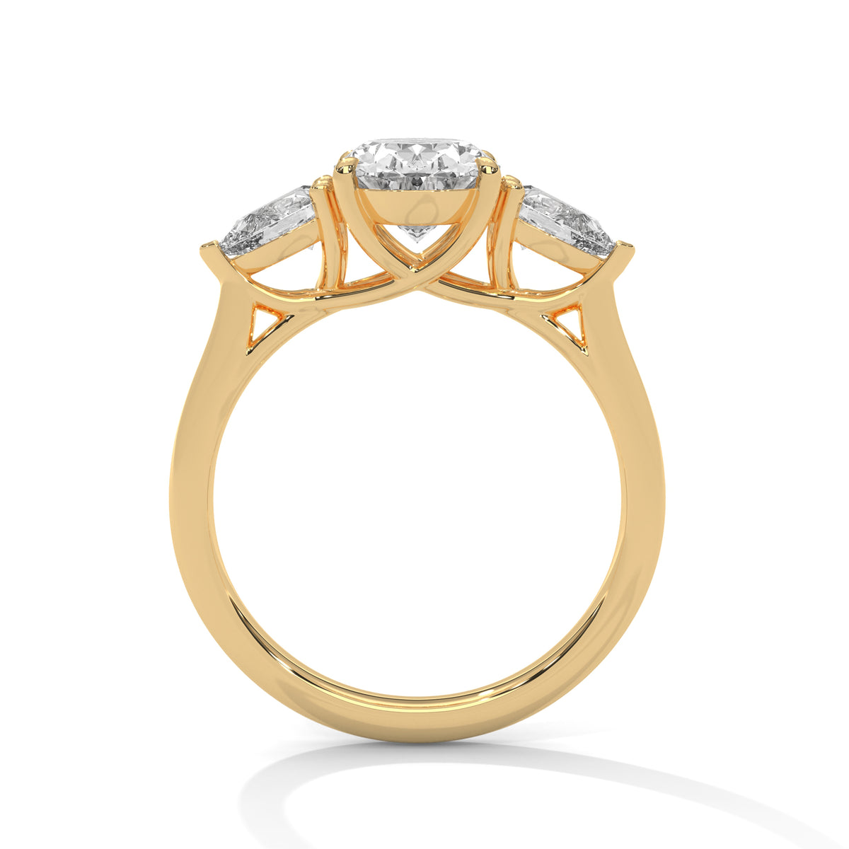 Corinne Three Stone Ring