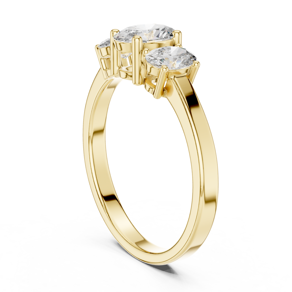 Seraphina Three Stone Ring