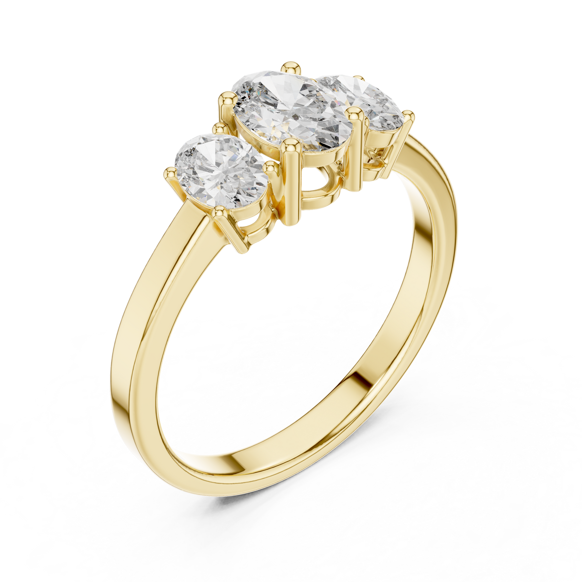 Seraphina Three Stone Ring