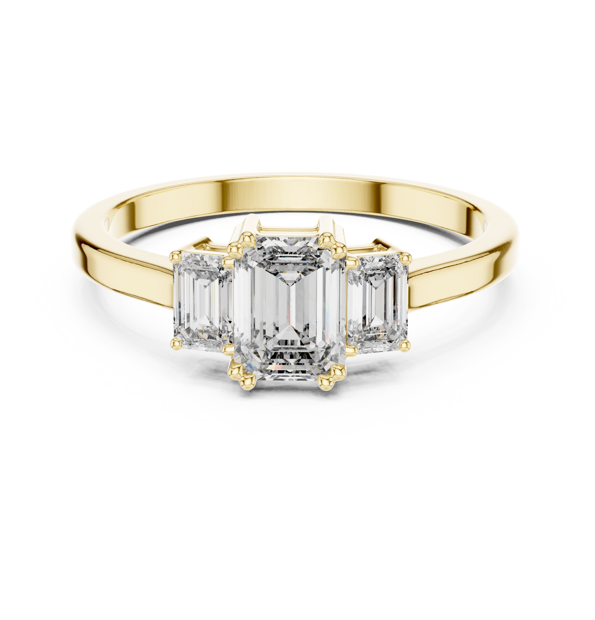 Serena Three Stone Ring