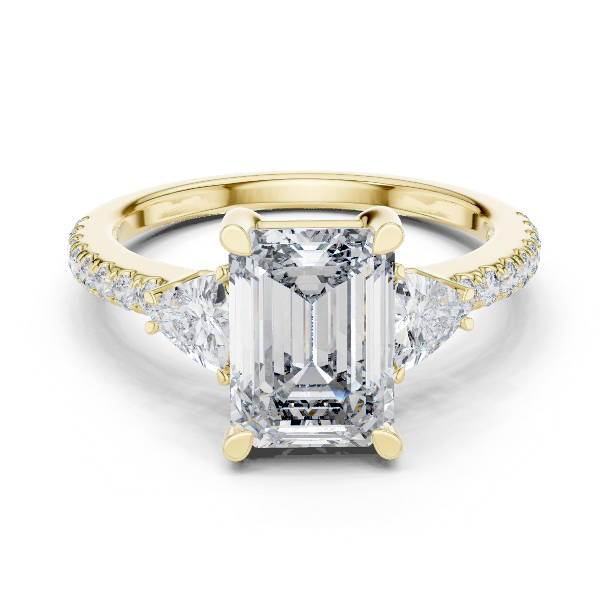 Abigail Three Stone Ring
