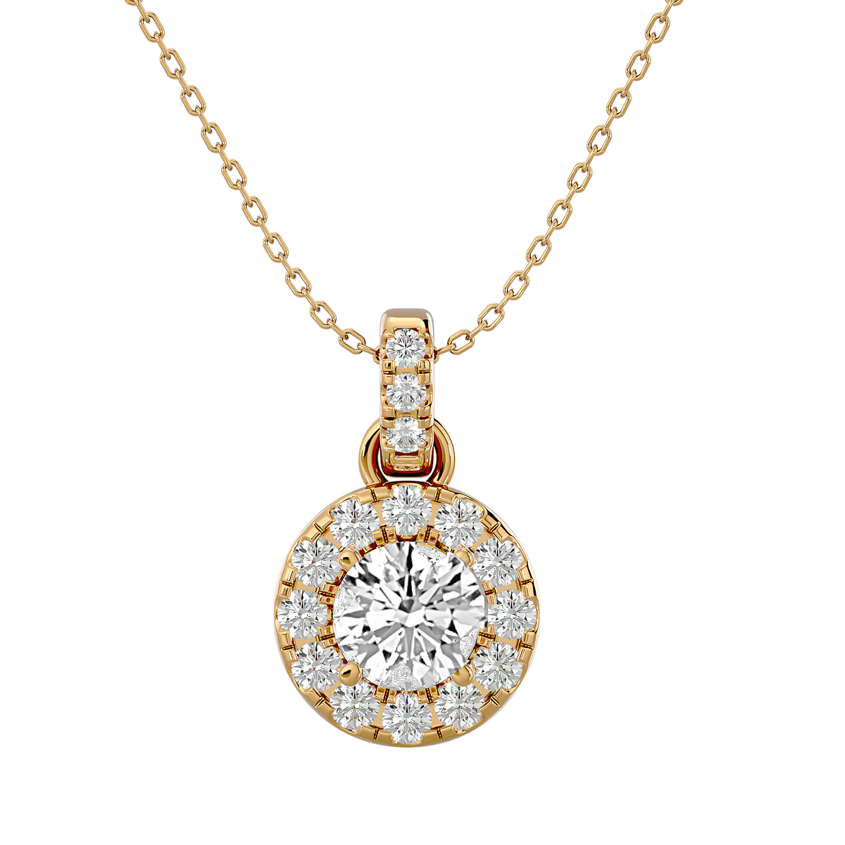 Sunny Solitaire Pendant