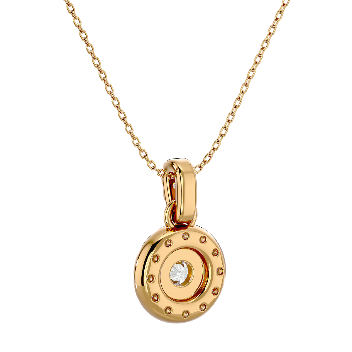 Sunny Solitaire Pendant