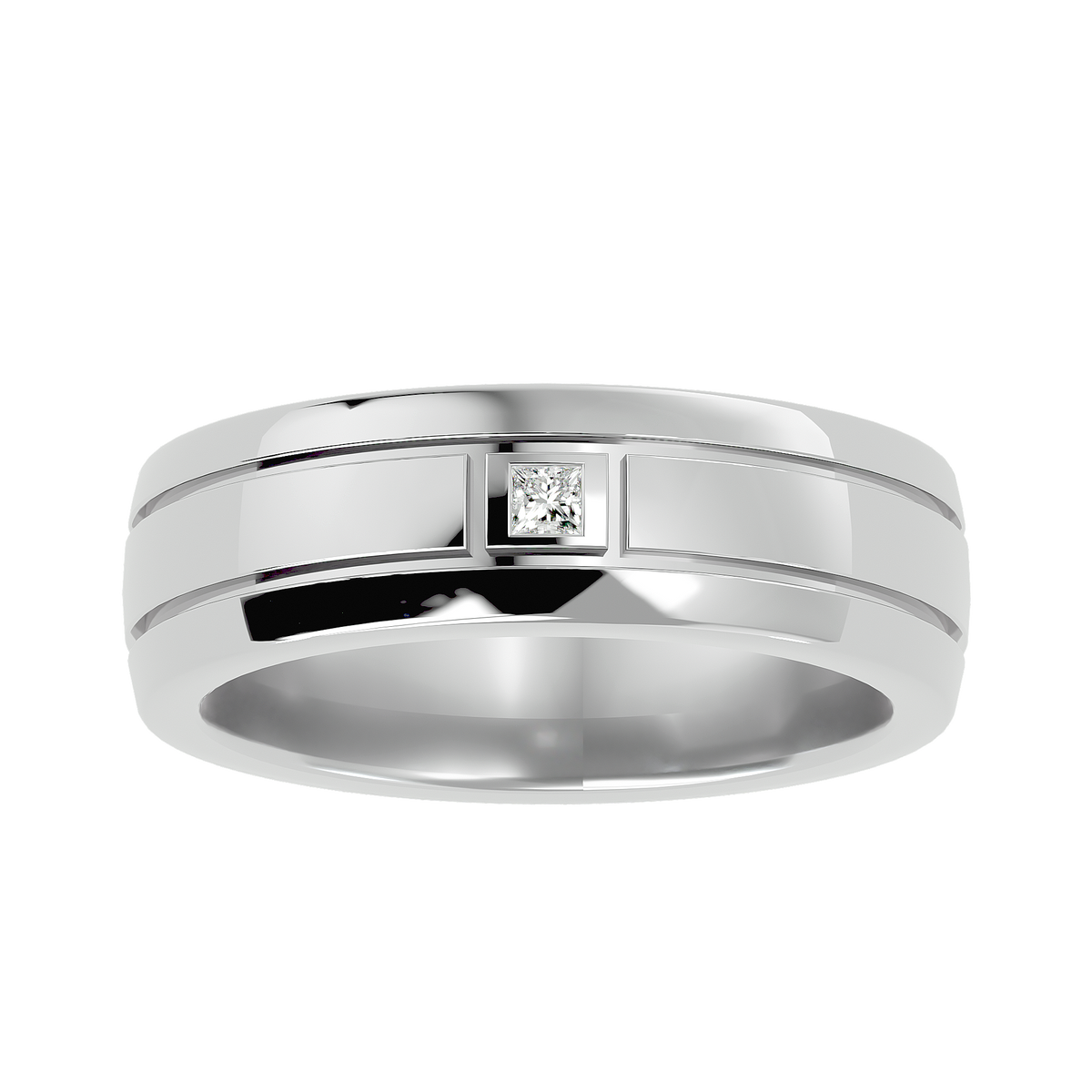Francis Solitaire Mens Ring