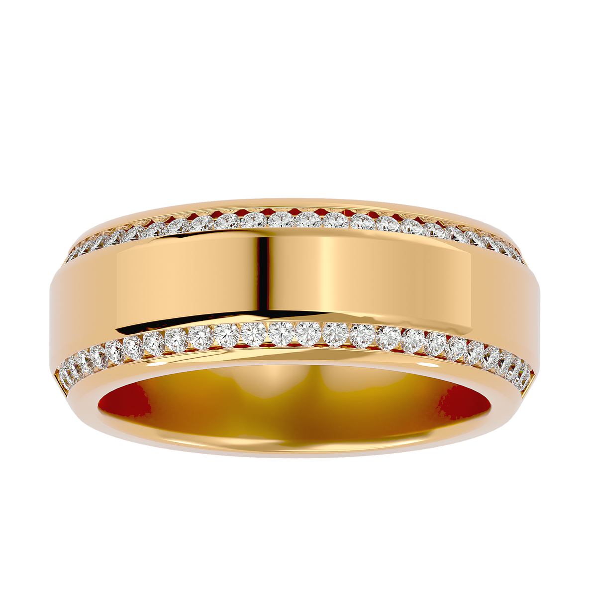 George Diamond Mens Ring