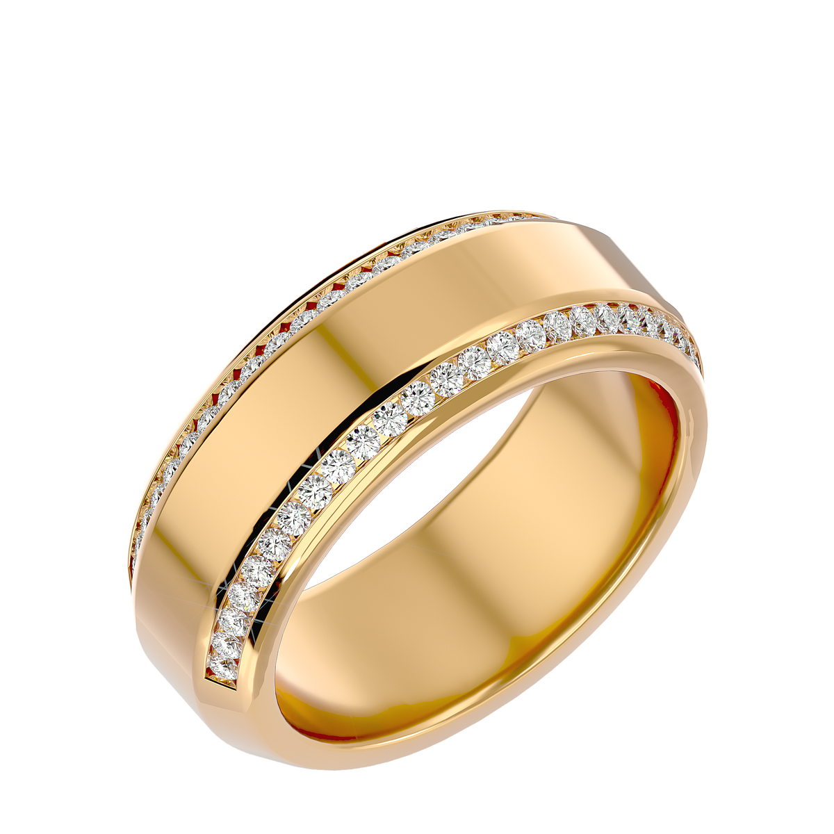 George Diamond Mens Ring
