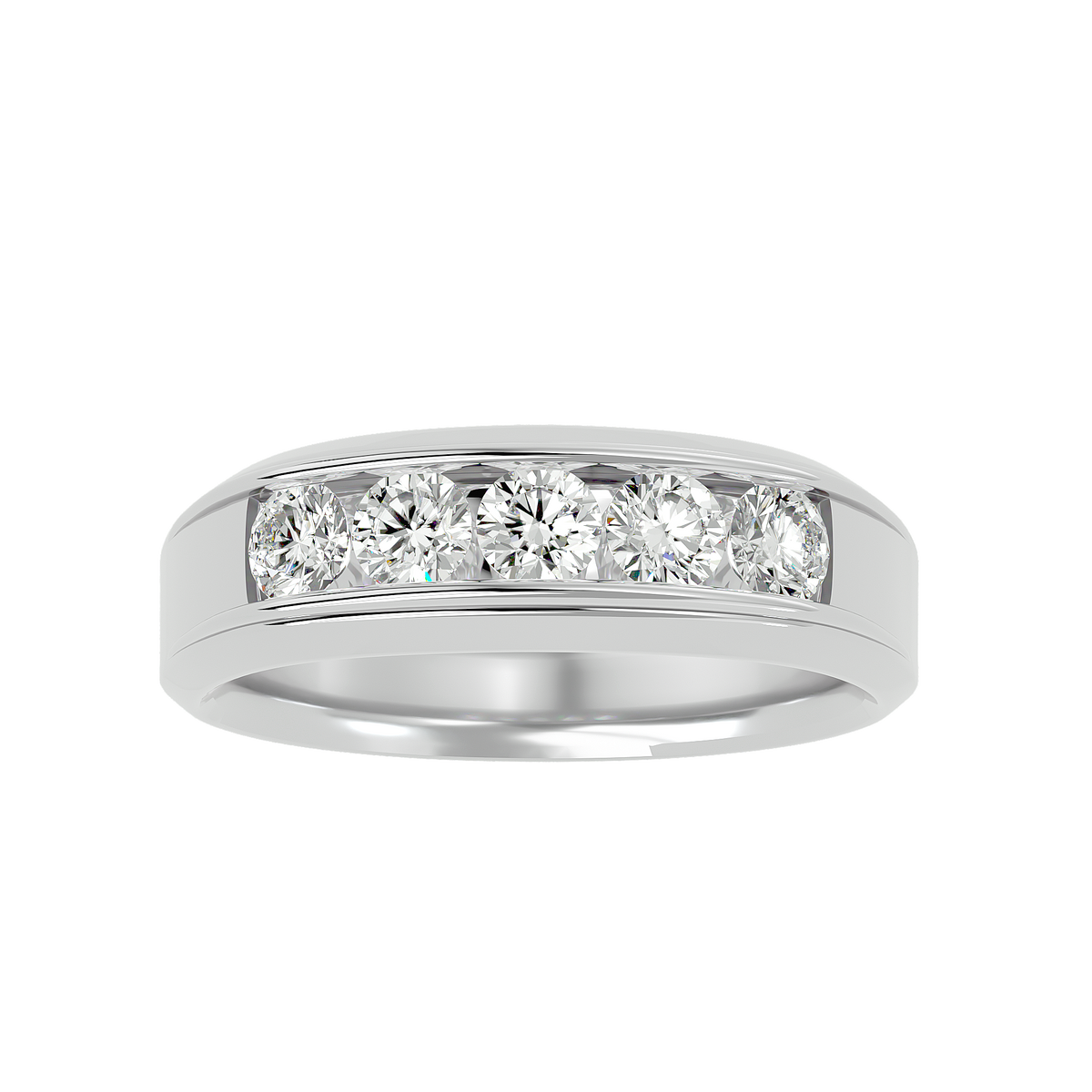 Geraldo Diamond Mens Ring