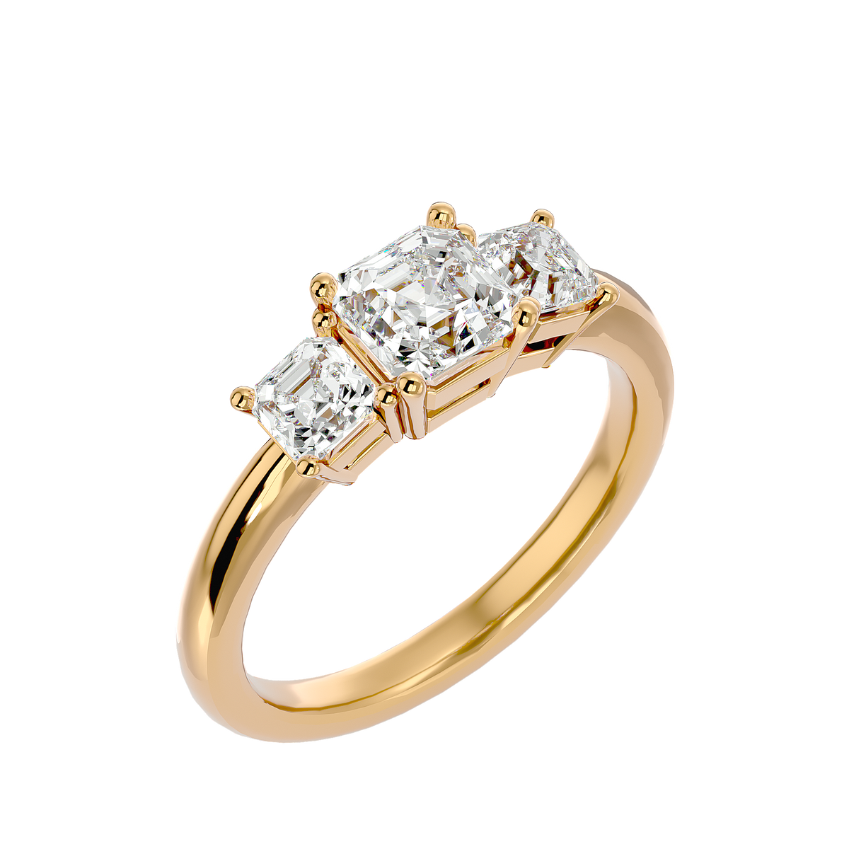Fiorella Three Stone Ring