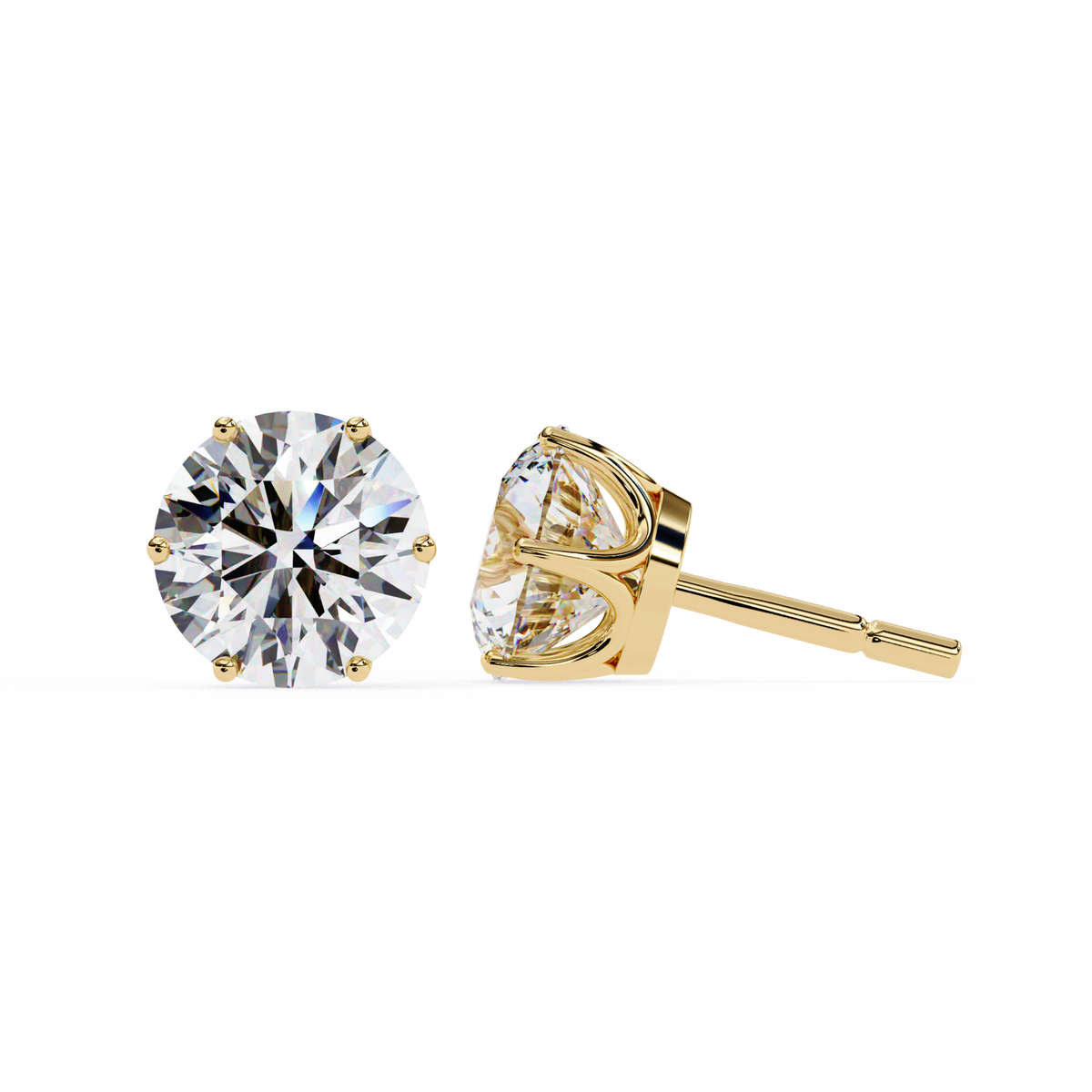 August Diamond Earring